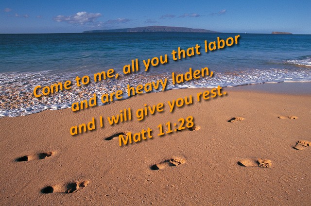Jesus will give you rest